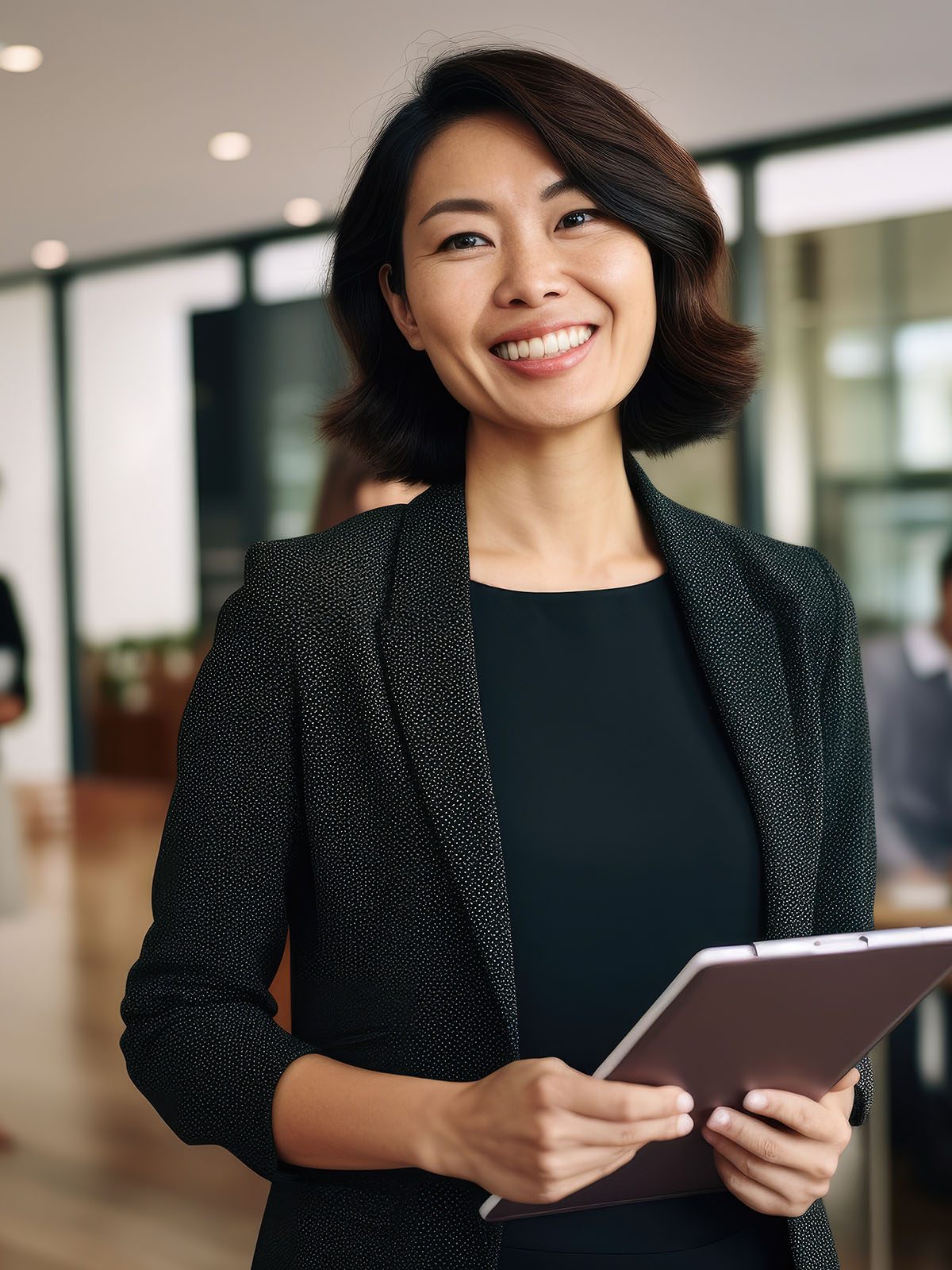 Women working for a medical fitness management company.