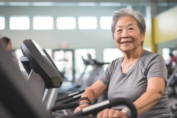 women working out at an outsourced fitness facility management gym.